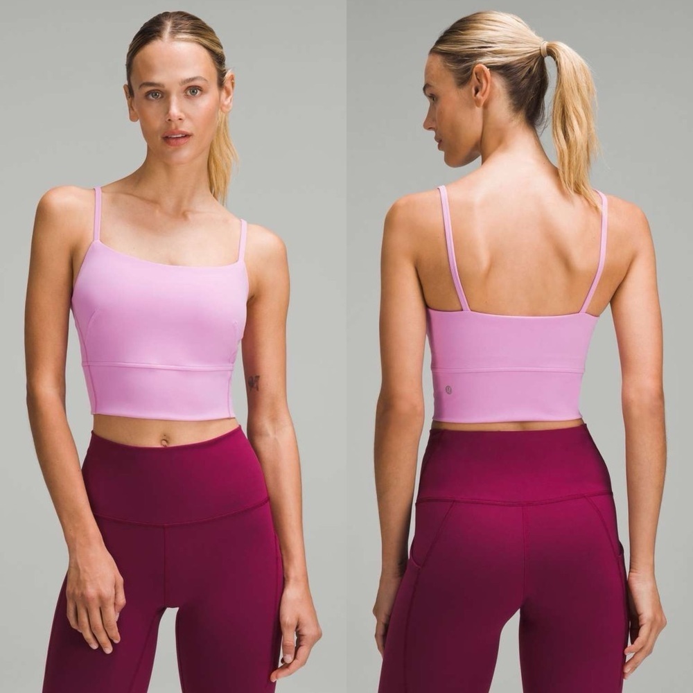Lululemon Wunder Train Strappy Tank Top - Dahlia Mauve SZ 2